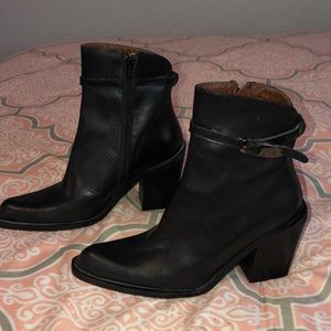 Pointy toe booties
